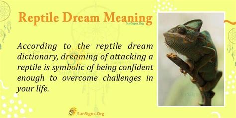 The Significance and Symbolism of a Terrifying Encounter with a Ferocious Reptile in Dreams