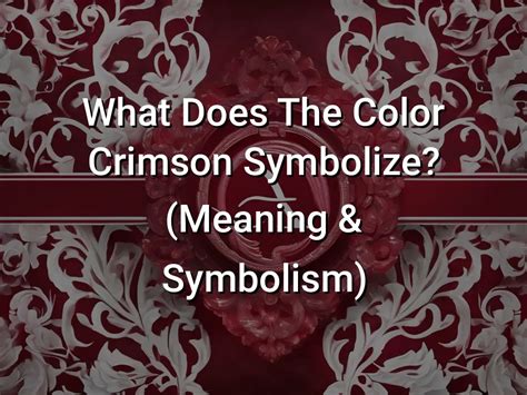 The Symbolic Significance of a Figure Immersed in Crimson in Fantasies