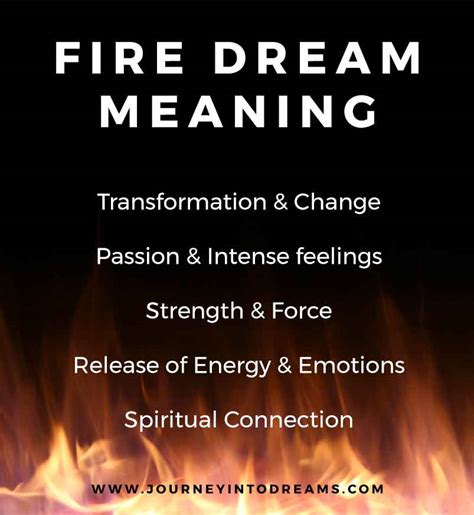 The Symbolism of Fire in Dreams