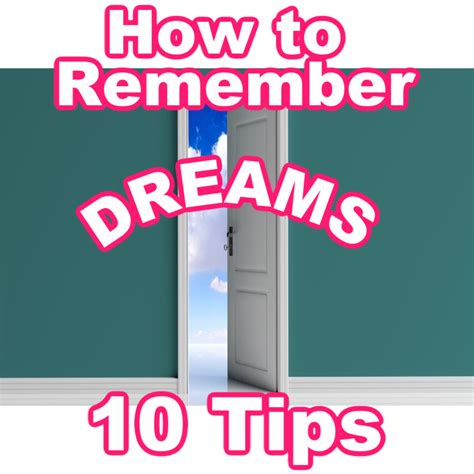 Tips for Improving Dream Recall and Interpretation