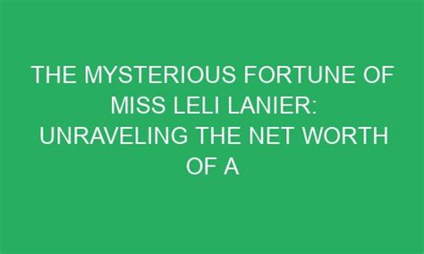 Unraveling the Mysterious Miss Loly: An Intriguing Profile