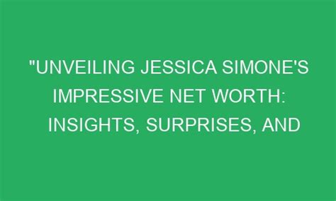 Unveiling Jessica Boston's Impressive Filmography
