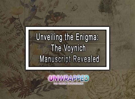Unveiling the Enigmas of the Crimson Manuscript: