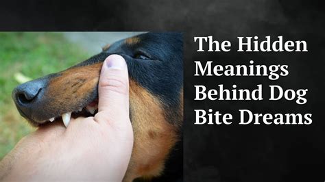 Unveiling the Symbolism: Decoding the Meaning behind Animal Bites in Dreams