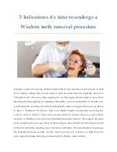 Wisdom Teeth Extraction: Indications and Considerations